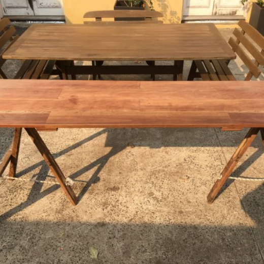 Picture of Recyled Trestle Tables